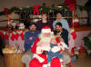 Patrix and his family Daughter Diane Renee, Santa (Dad Steve), Brother Brian, Wife Sandy, Mother Mary.